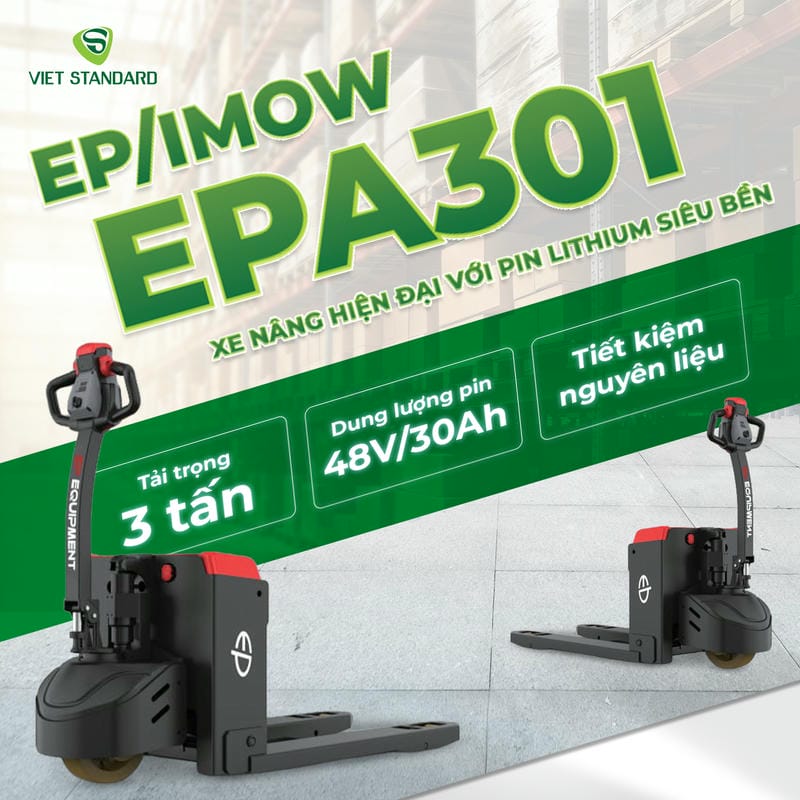 Xe tay cơ phù hợp công việc nhẹ, ít pallet, nền phẳng và quãng di chuyển