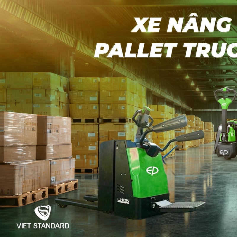 Khi tần suất kéo hàng vượt 50 pallet mỗi ngày, xe điện giúp giảm mệt mỏi